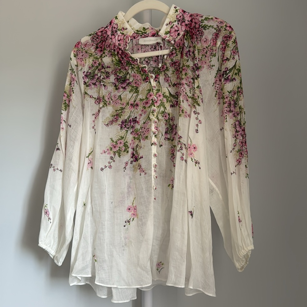 NWT Zimmerman blouse size 3 - Picture 6 of 8